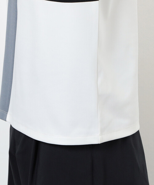 COMME CA ISM(コムサイズム)の「ブロッキングTシャツ(Tシャツ/カットソー・メンズ・ホワイト/ブラック・MEDIUM/LARGE/X-LARGE)」の16枚目の写真