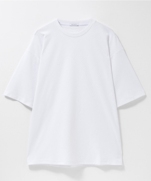 URBAN COLLECTION(アーバンコレクション)の「URBANCOLLECTION リンクスジャカードTシャツ(Tシャツ/カットソー・メンズ・ブラック/グレー/ホワイト/オリーブ・XL/M/L/S)」の2枚目の写真