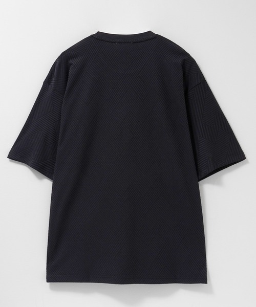 URBAN COLLECTION(アーバンコレクション)の「URBANCOLLECTION リンクスジャカードTシャツ(Tシャツ/カットソー・メンズ・ブラック/グレー/ホワイト/オリーブ・XL/M/L/S)」の6枚目の写真