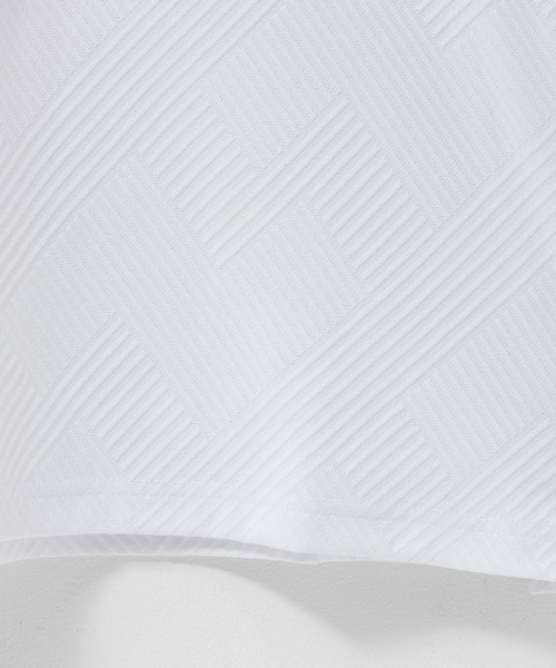 URBAN COLLECTION(アーバンコレクション)の「URBANCOLLECTION リンクスジャカードTシャツ(Tシャツ/カットソー・メンズ・ブラック/グレー/ホワイト/オリーブ・XL/M/L/S)」の9枚目の写真