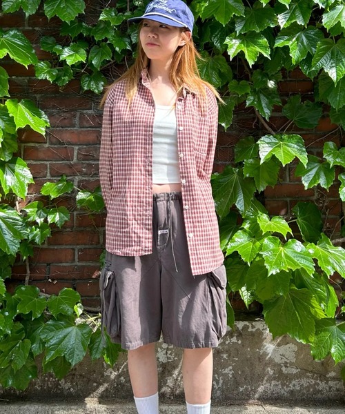 SCULPTOR(スカルプター)の「Twill Cargo Half Pants(その他パンツ・レディース・ネイビー/チャコールグレー/カーキ・X-SMALL/SMALL/MEDIUM/LARGE)」の7枚目の写真