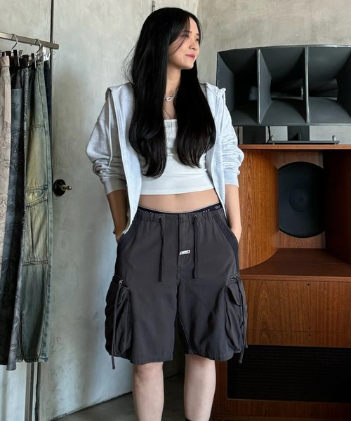 SCULPTOR(スカルプター)の「Twill Cargo Half Pants(その他パンツ・レディース・ネイビー/チャコールグレー/カーキ・X-SMALL/SMALL/MEDIUM/LARGE)」の15枚目の写真