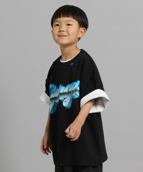 セール】【KIDS】ロゴメタリックTシャツ（Tシャツ/カットソー