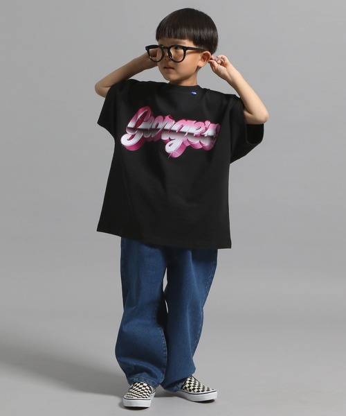 GEORGE'S（ジョージズ）の「【KIDS】ロゴメタリックTシャツ（Tシャツ/カットソー・キッズ・ピンク系その他/ブルー系その他・110cm/130cm/150cm）」の5枚目の写真