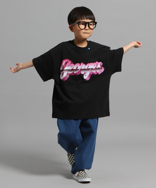 GEORGE'S（ジョージズ）の「【KIDS】ロゴメタリックTシャツ（Tシャツ/カットソー・キッズ・ピンク系その他/ブルー系その他・110cm/130cm/150cm）」の6枚目の写真