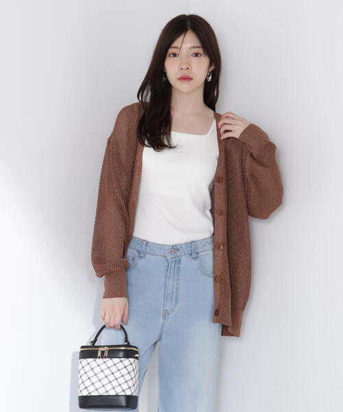 PROPORTION BODY DRESSING（プロポーションボディドレッシング）の「カップ付テレコ / 1215260605（Tシャツ/カットソー・レディース・ホワイト/ダークグレー・MEDIUM/SMALL）」の14枚目の写真