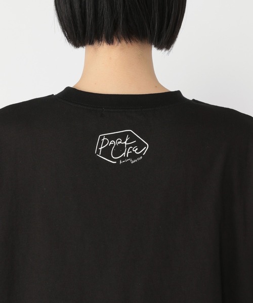 studio CLIP(スタディオクリップ)の「【daily CLIP×Rooo Lou】プリントTシャツ(Tシャツ/カットソー・レディース・ホワイト/スカイブルー/ブラック・FREE)」の16枚目の写真