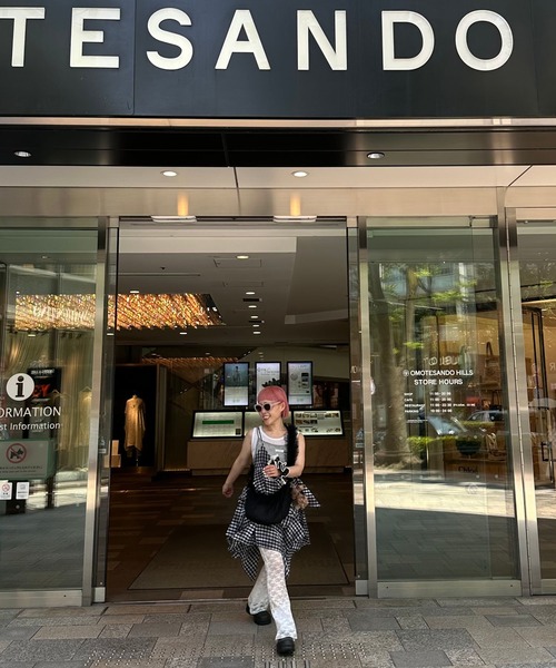 Alley Tokyo（アリートーキョー）の「ギンガムボリューミーキャミワンピ（ワンピース・レディース・ブラック系・FREE）」の9枚目の写真