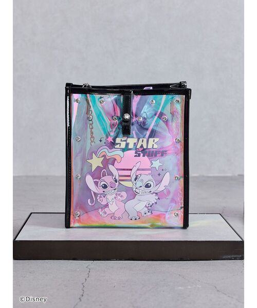 激レア　スティッチ　立体フェイス　ショルダーバッグ スティッチ / GYDA bijouクリアBAG（ショルダーバッグ）｜GYDA