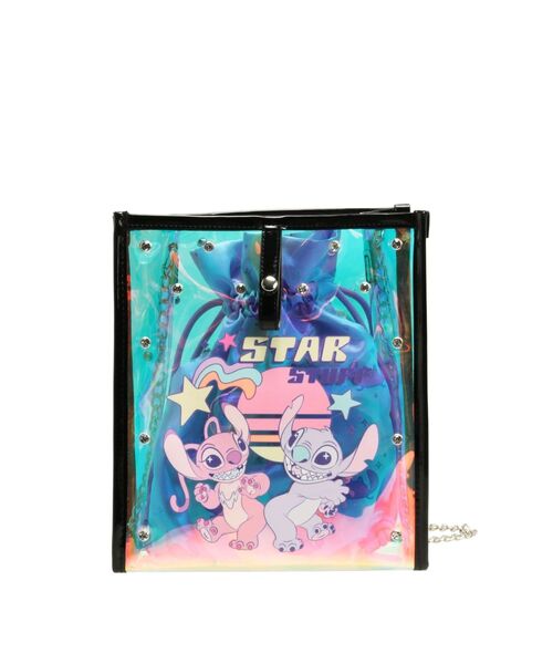激レア　スティッチ　立体フェイス　ショルダーバッグ スティッチ / GYDA bijouクリアBAG（ショルダーバッグ）｜GYDA