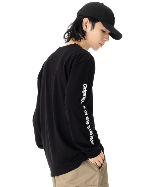 NEW ERA(ニューエラ)の「ニューエラ 長袖Tシャツ オリジナルロゴ ロンT(Tシャツ/カットソー・メンズ・ホワイト/ブラック・XXL/XL/L/S/M)」の11枚目の写真