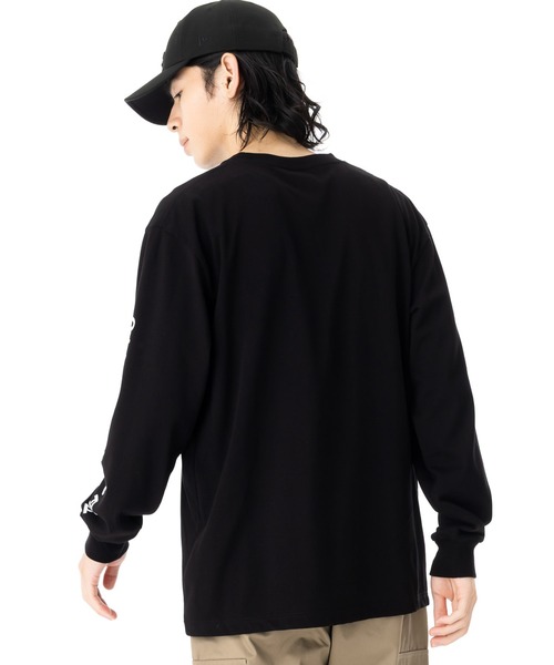 NEW ERA(ニューエラ)の「ニューエラ 長袖Tシャツ オリジナルロゴ ロンT(Tシャツ/カットソー・メンズ・ホワイト/ブラック・XXL/XL/L/S/M)」の10枚目の写真