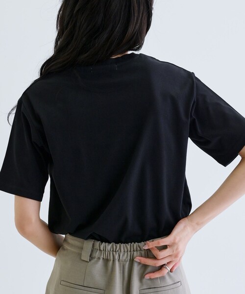 GALLEST(ギャレスト)の「ドットスタッズTシャツ(Tシャツ/カットソー・レディース・ブラック/オリーブ/ホワイト・38)」の18枚目の写真