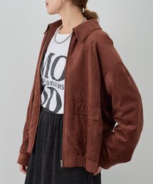 SHENERY | 《セットアイテム》フェイクスウェードブルゾン(ブルゾン)