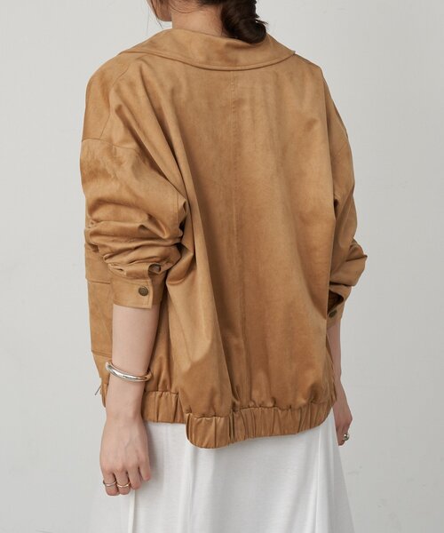 SHENERY（シーナリー）の「《セットアイテム》フェイクスウェードブルゾン（ブルゾン・レディース・ブラウン/ベージュ・FREE）」の15枚目の写真