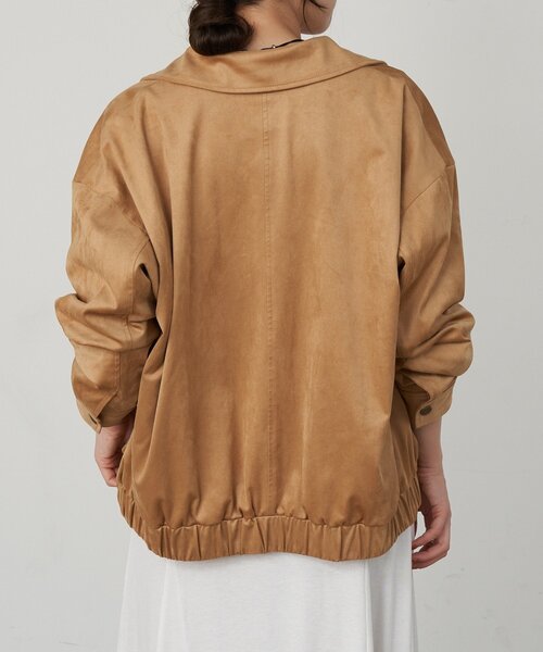 SHENERY（シーナリー）の「《セットアイテム》フェイクスウェードブルゾン（ブルゾン・レディース・ブラウン/ベージュ・FREE）」の12枚目の写真