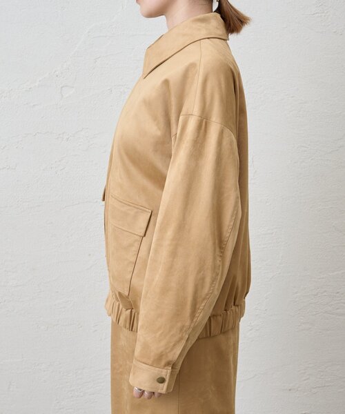 SHENERY（シーナリー）の「《セットアイテム》フェイクスウェードブルゾン（ブルゾン・レディース・ブラウン/ベージュ・FREE）」の9枚目の写真