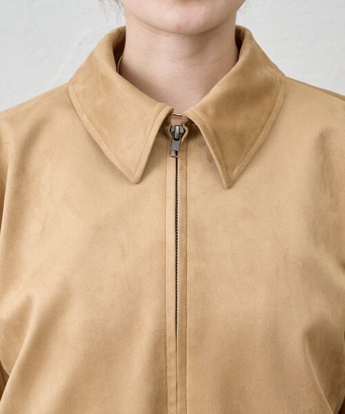 SHENERY（シーナリー）の「《セットアイテム》フェイクスウェードブルゾン（ブルゾン・レディース・ブラウン/ベージュ・FREE）」の7枚目の写真