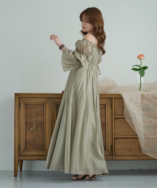 セール】2way candy sleeves onepiece / 2wayキャンディースリーブ