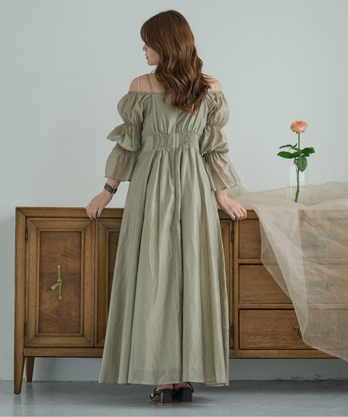 セール】2way candy sleeves onepiece / 2wayキャンディースリーブ