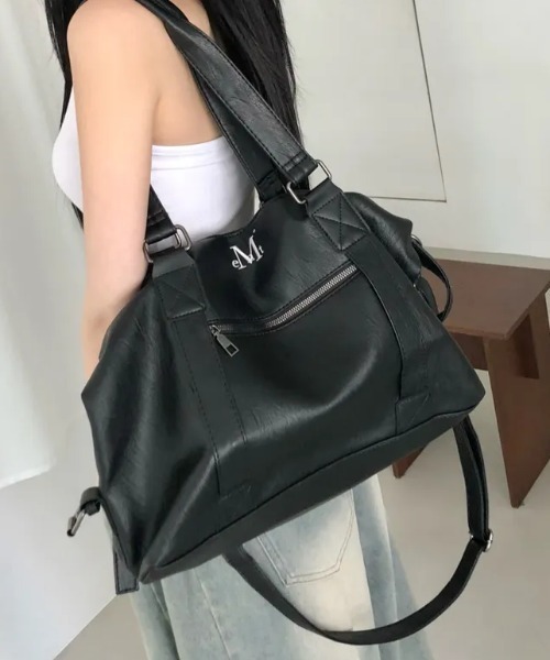 ◆MUCENT◆ Prime Wrinkle Leather Tote Bag ◆大人気◆ セール】【MUCENT】レザー トートバッグ PRIME WRINKLE LEATHER