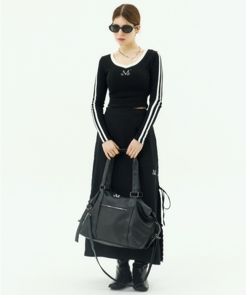 ◆MUCENT◆ Prime Wrinkle Leather Tote Bag ◆大人気◆ セール】【MUCENT】レザー トートバッグ PRIME WRINKLE LEATHER