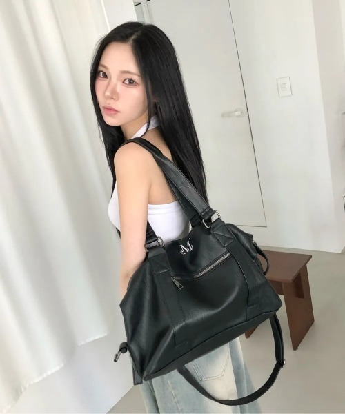 大人気 【MUCENT】 PRIME WRINKLE LEATHER TOTE BAG セール】【MUCENT】レザー トートバッグ PRIME WRINKLE LEATHER