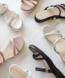 chocolates | スクエアトゥ 2wayベルト ミュールサンダル【日本製】(サンダル)