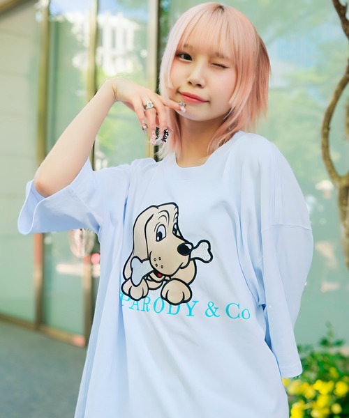 GALFY(ガルフィー)の「【別注】GA×GALFY-骨キラキラ&co.Tee(Tシャツ/カットソー・メンズ・ブラック/ホワイト/ターコイズブルー・L/XL)」の1枚目の写真