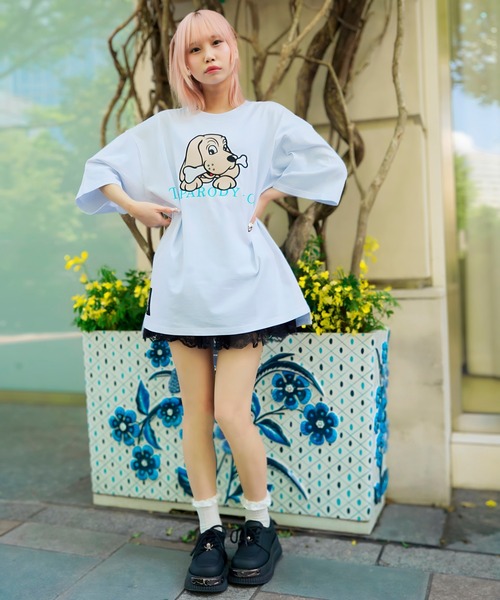 GALFY(ガルフィー)の「【別注】GA×GALFY-骨キラキラ&co.Tee(Tシャツ/カットソー・メンズ・ブラック/ホワイト/ターコイズブルー・L/XL)」の19枚目の写真