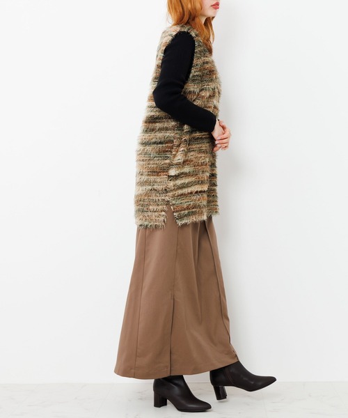 卑弥呼(ヒミコ)の「【卑弥呼】【撥水】5.5cmヒールベルトパーツデザインブーツ/653401(ブーツ・レディース・グレイッシュベージュ/ダークブラウン/ブラック・24.0cm/23.0cm/22.5cm/22.0cm/21.5cm/26.0cm/25.5cm/26.5cm/25.0cm/24.5cm/23.5cm)」の11枚目の写真