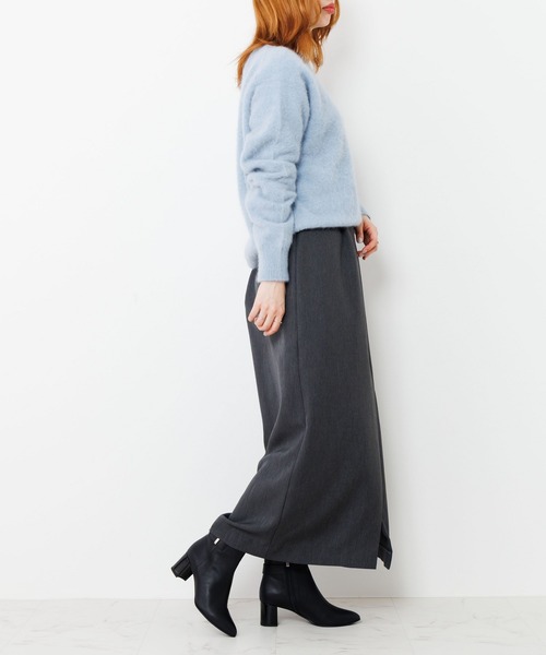 卑弥呼(ヒミコ)の「【卑弥呼】【撥水】5.5cmヒールベルトパーツデザインブーツ/653401(ブーツ・レディース・グレイッシュベージュ/ダークブラウン/ブラック・24.0cm/23.0cm/22.5cm/22.0cm/21.5cm/26.0cm/25.5cm/26.5cm/25.0cm/24.5cm/23.5cm)」の16枚目の写真