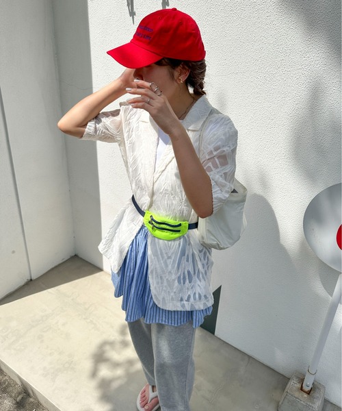 PILIT（ピリット）の「シアー5分袖ジャケット（テーラードジャケット・レディース・アイボリー/ブラック・MEDIUM）」の20枚目の写真