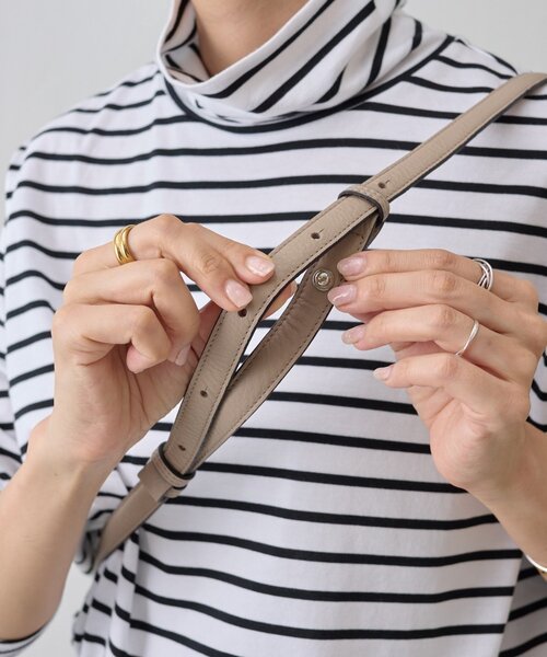 BEARDSLEY(ビアズリー)の「メッシュハンドル2WAYバッグ(トートバッグ・レディース・ブラック/ピンクベージュ・FREE)」の12枚目の写真