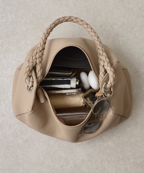 BEARDSLEY(ビアズリー)の「メッシュハンドル2WAYバッグ(トートバッグ・レディース・ブラック/ピンクベージュ・FREE)」の17枚目の写真