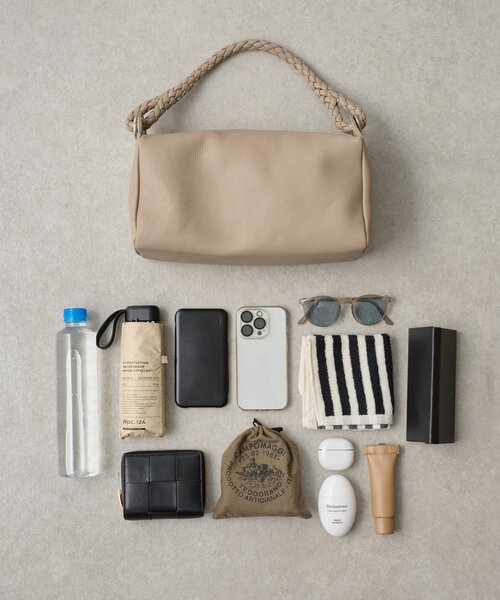 BEARDSLEY(ビアズリー)の「メッシュハンドル2WAYバッグ(トートバッグ・レディース・ブラック/ピンクベージュ・FREE)」の18枚目の写真