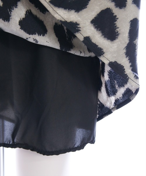 CLEAR BASIC（クリアベーシック）の「レオパード柄ロングスカート[アニマル柄 マーメイド 大人 カジュアル]（スカート・レディース・グレー/ベージュ・F）」の12枚目の写真