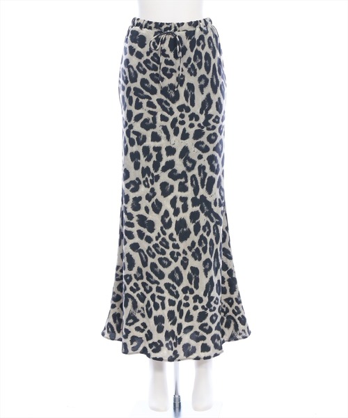 CLEAR BASIC（クリアベーシック）の「レオパード柄ロングスカート[アニマル柄 マーメイド 大人 カジュアル]（スカート・レディース・グレー/ベージュ・F）」の17枚目の写真