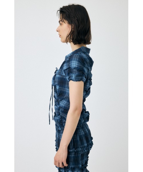 MOUSSY SHIRRING RIBBON シャツ MOUSSY | SHIRRING RIBBON シャツ (シャツ・ブラウス ) |SHEL