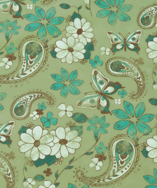 anap mimpi（アナップミンピ）の「レトロフラワー ワッフル ヘンリーネック ロング ワンピース（ワンピース・レディース・オレンジ/ミント・FREE）」の10枚目の写真