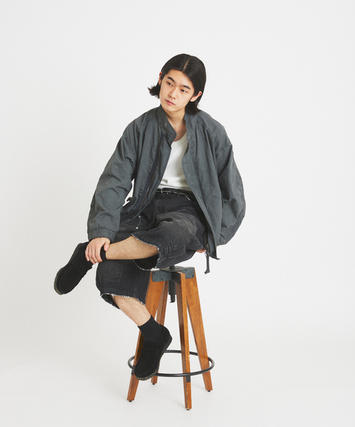 JOURNAL STANDARD(ジャーナルスタンダード)の「ダブル ニー バギー ショーツ(その他パンツ・メンズ・ブラック/ブルー系その他・MEDIUM/LARGE)」の4枚目の写真