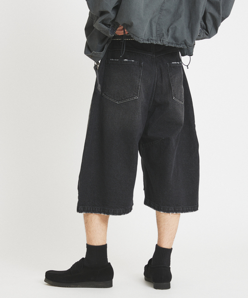 JOURNAL STANDARD(ジャーナルスタンダード)の「ダブル ニー バギー ショーツ(その他パンツ・メンズ・ブラック/ブルー系その他・MEDIUM/LARGE)」の6枚目の写真