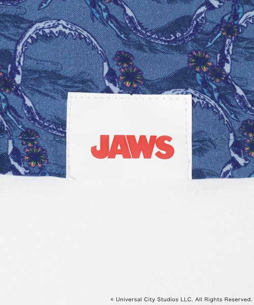 SENSE OF PLACE by URBAN RESEARCH（センスオブプレイスバイアーバンリサーチ）の「『別注』JAWS×SENSE OF PLACE　総柄オープンカラーシャツ（シャツ/ブラウス・メンズ・アイボリー/ブルー/グリーン・MEDIUM/LARGE）」の10枚目の写真