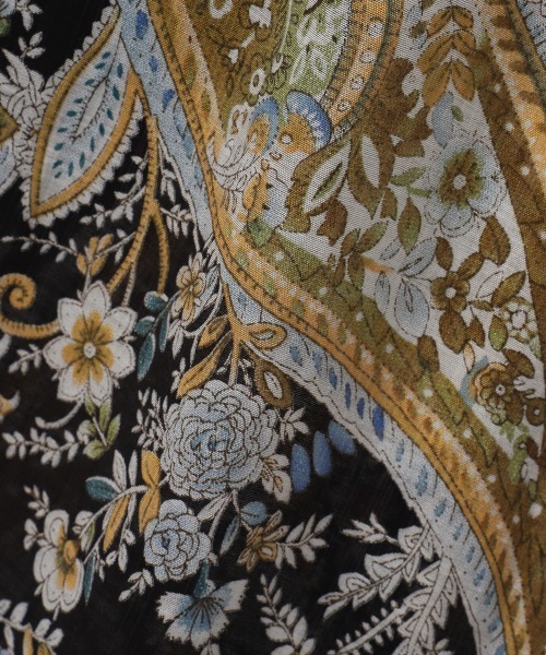 VICKY（ビッキー）の「ペイズリーガラスモックシャツワンピース≪手洗い可能≫（シャツワンピース・レディース・ベージュ系その他/ブラック系その他・M）」の22枚目の写真