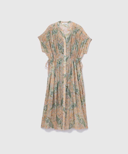 VICKY（ビッキー）の「ペイズリーガラスモックシャツワンピース≪手洗い可能≫（シャツワンピース・レディース・ベージュ系その他/ブラック系その他・M）」の16枚目の写真