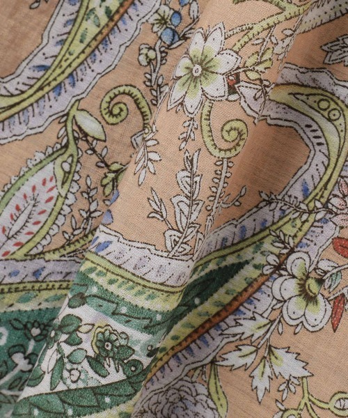 VICKY（ビッキー）の「ペイズリーガラスモックシャツワンピース≪手洗い可能≫（シャツワンピース・レディース・ベージュ系その他/ブラック系その他・M）」の17枚目の写真