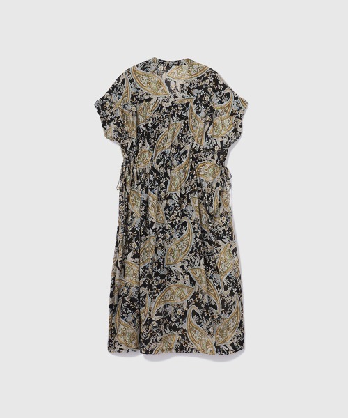 VICKY（ビッキー）の「ペイズリーガラスモックシャツワンピース≪手洗い可能≫（シャツワンピース・レディース・ベージュ系その他/ブラック系その他・M）」の19枚目の写真