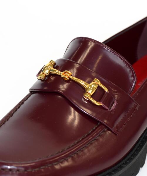 DRESSTERIOR（ドレステリア）の「【軽量/本革/otonaMUSE掲載】ビットローファー（パンプス・レディース・ブラック/ボルドー・36/37/38）」の4枚目の写真