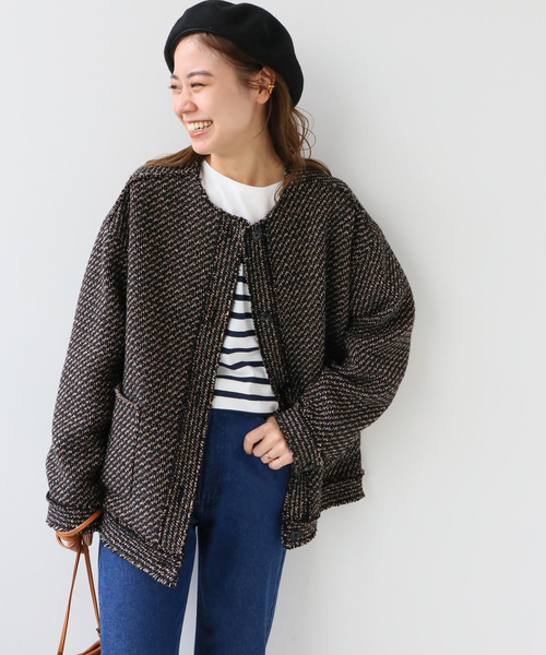 セール/ブランド古着】ツイードジャケット（その他アウター）｜JOURNAL