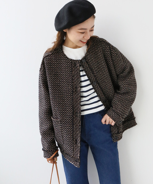 セール/ブランド古着】ツイードジャケット（その他アウター）｜JOURNAL